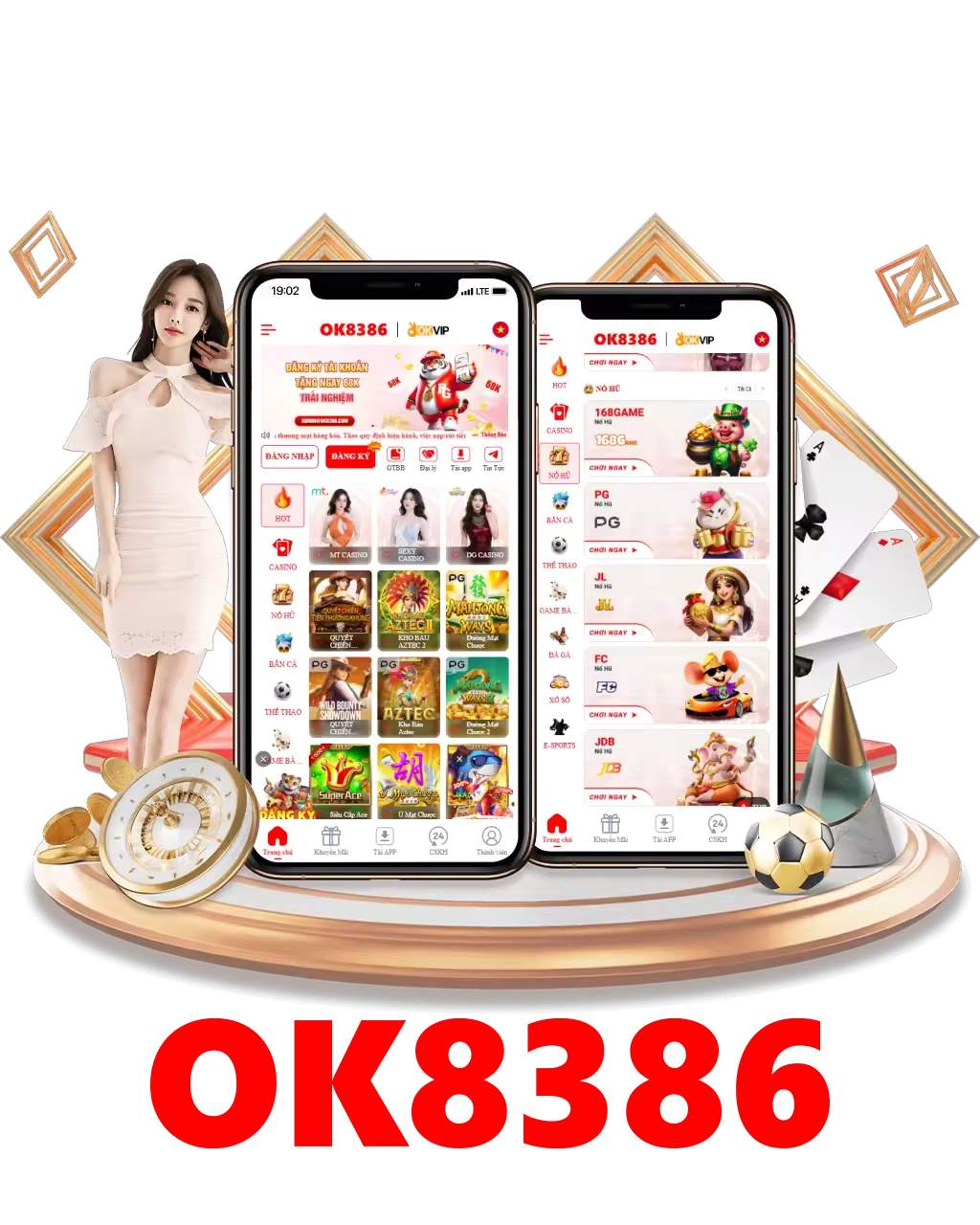Hình ảnh dịch vụ ứng dụng Ok8386 trên điện thoại